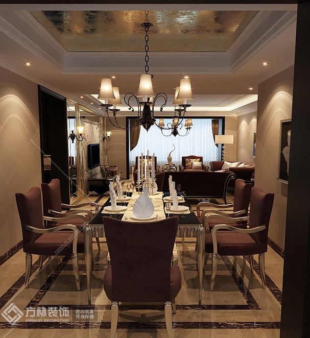 新中式餐厅角度1